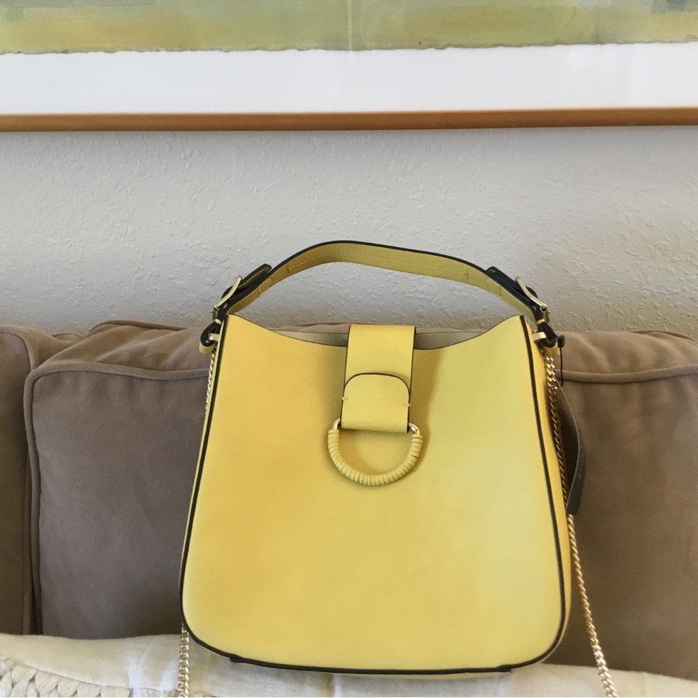 Zara Yellow Shoulder Bag